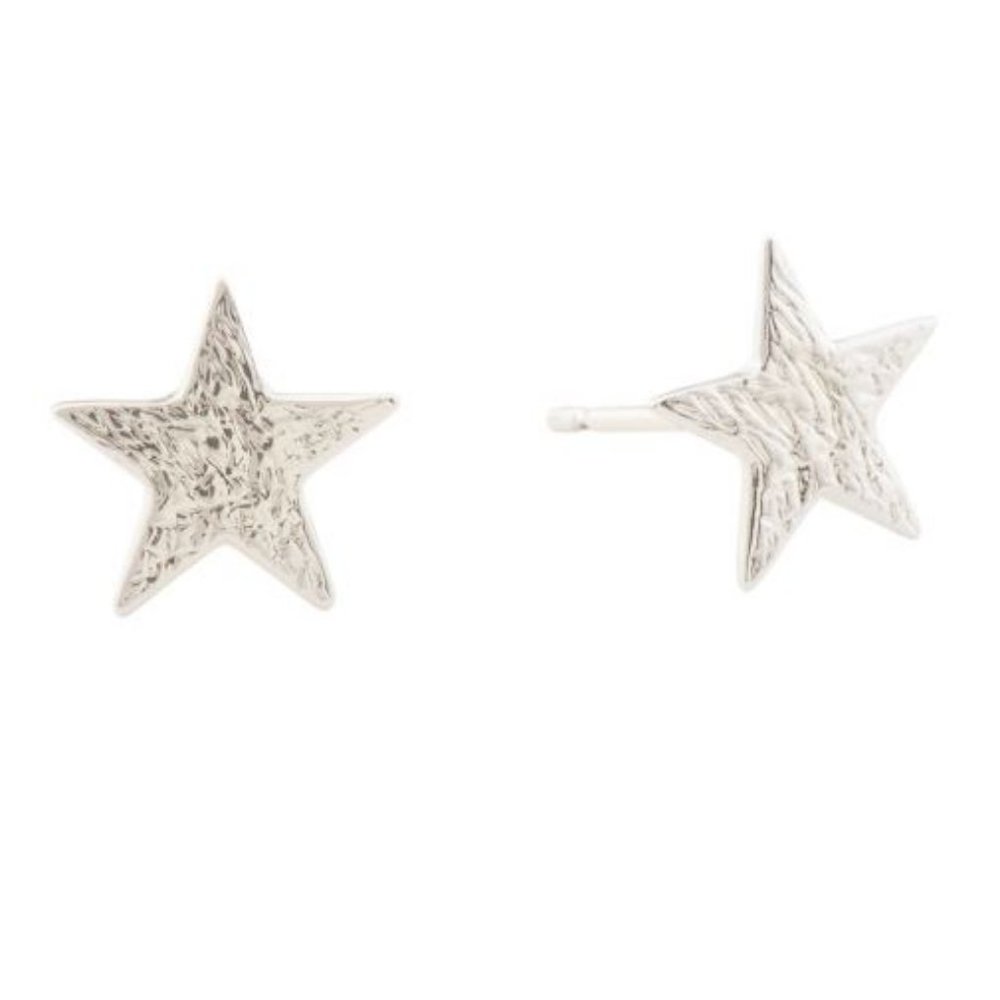 Gorjana Silver Star Stud Earrings - Picture 3 of 4